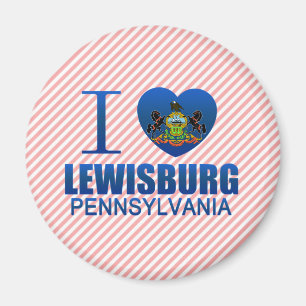 Aimant I Love Lewisburg, PA