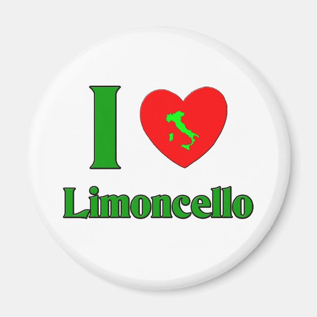 Aimant I Love Limoncello (Devant)