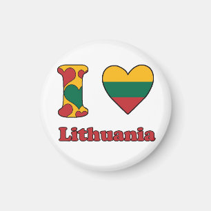 Aimant I love Lithuania