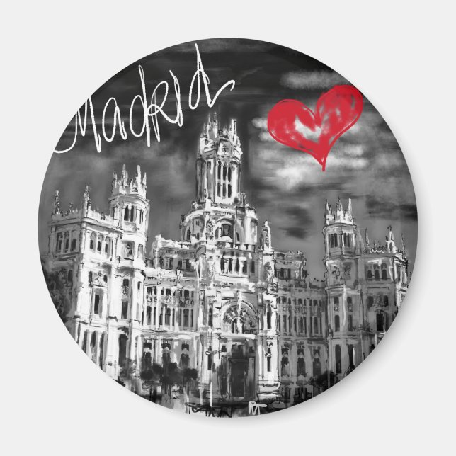 Aimant I love Madrid (Devant)
