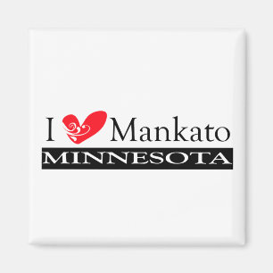Aimant I Love Mankato Minnesota