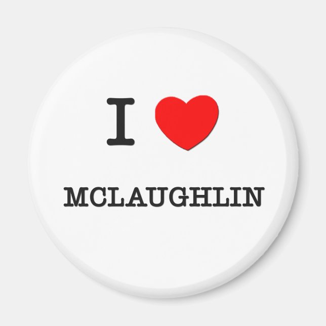 Aimant I Love Mclaughlin (Devant)