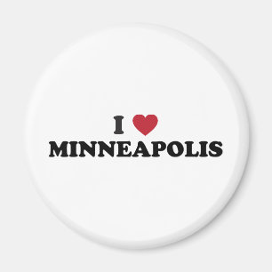 Aimant I Love Minneapolis Minnesota