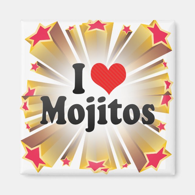 Aimant I Love Mojitos (Devant)