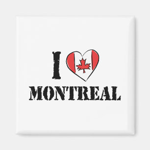 Aimant I Love Montréal Canada