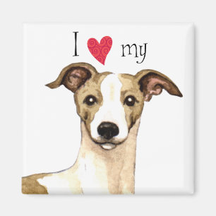 Aimant I love my whippet