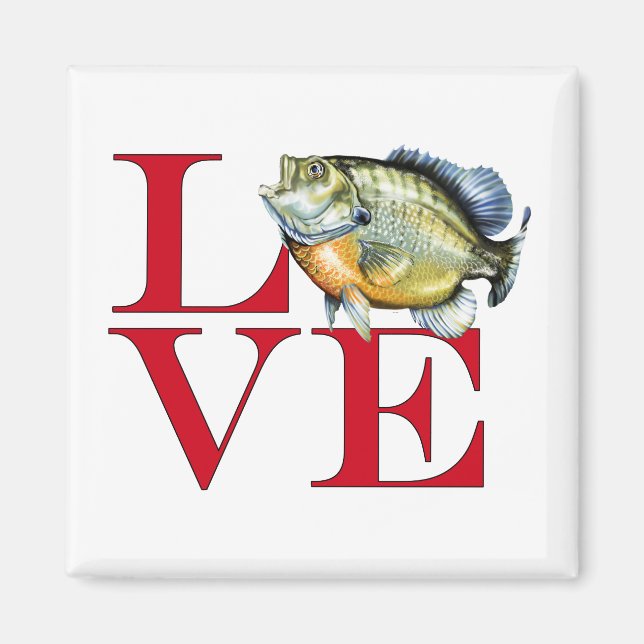 Aimant I Love Panfish (Devant)