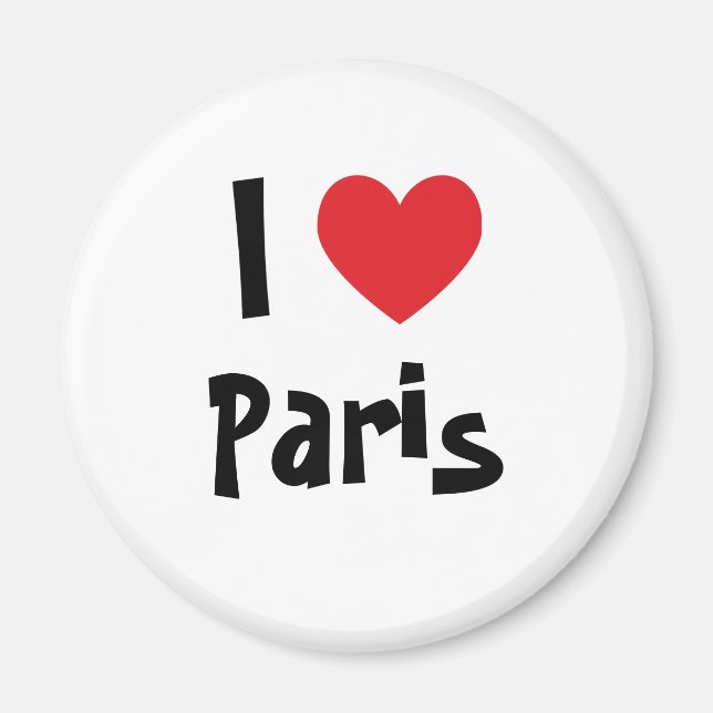 Aimant I Love Paris (Devant)