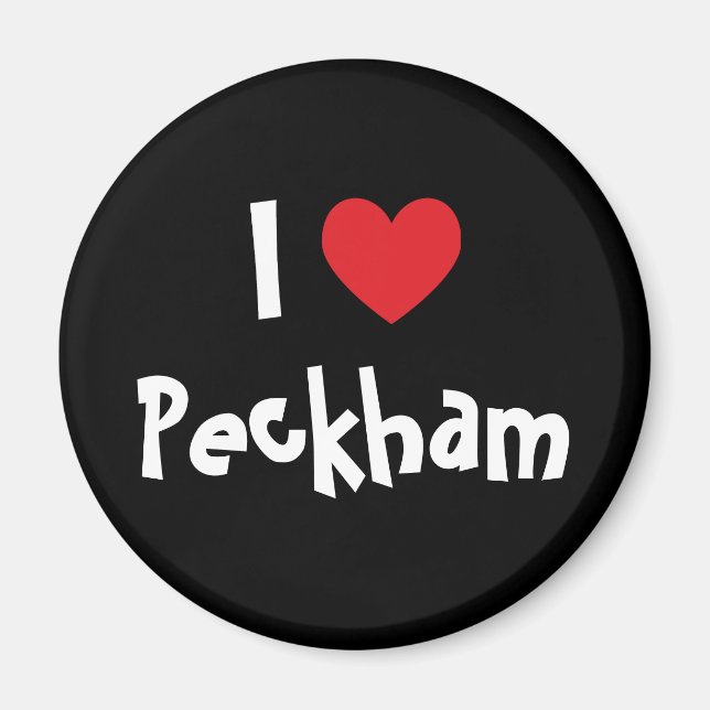 Aimant I Love Peckham (Devant)
