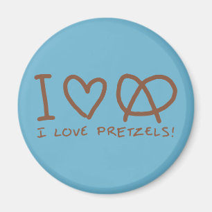 Aimant I Love Pretzels
