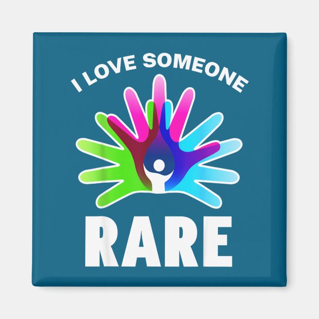 Aimant I Love Rare Disease Awareness Shirt - Rare Disease (Devant)