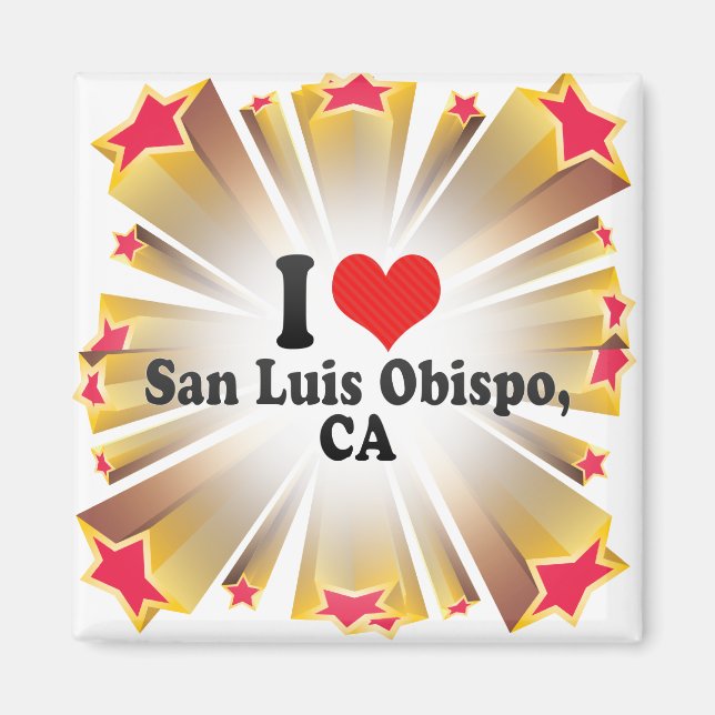 Aimant I Love San Luis Obispo,+CA (Devant)