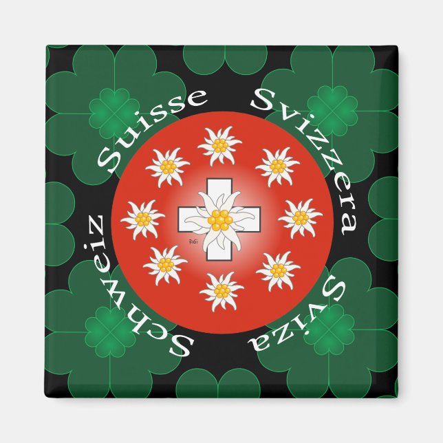 Aimant I love Switzerland (Devant)