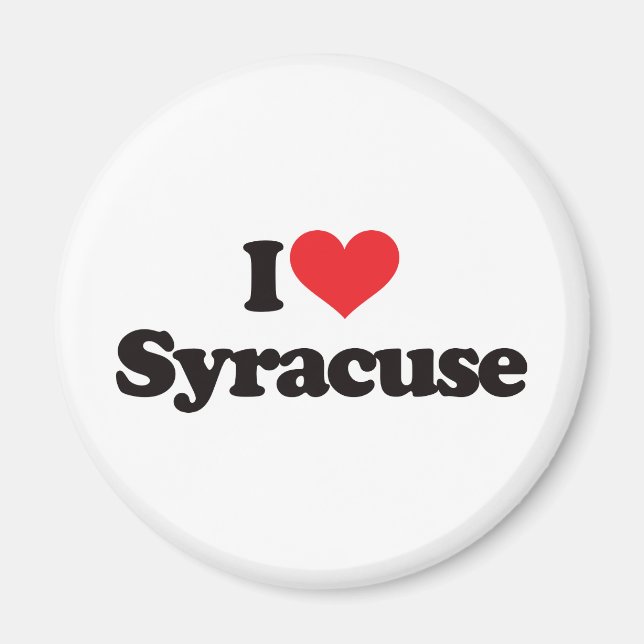 Aimant I Love Syracuse (Devant)
