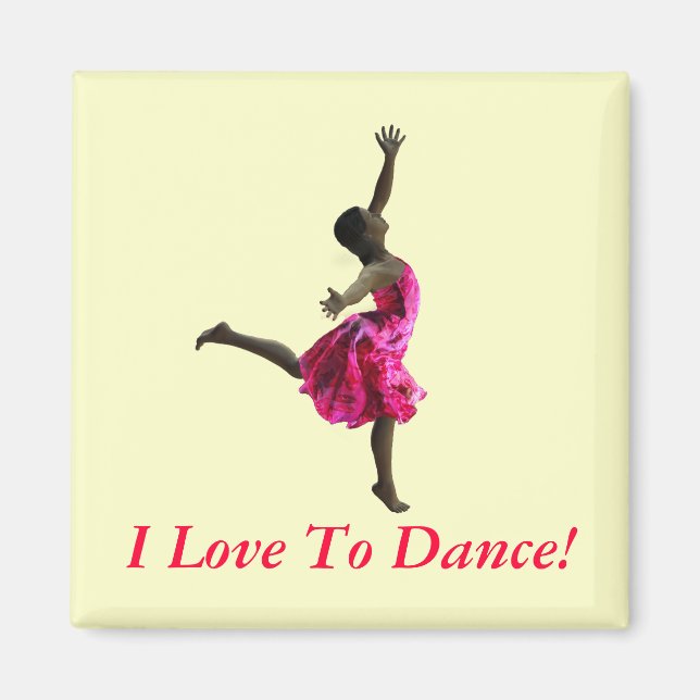 Aimant I Love to dance ! (Devant)