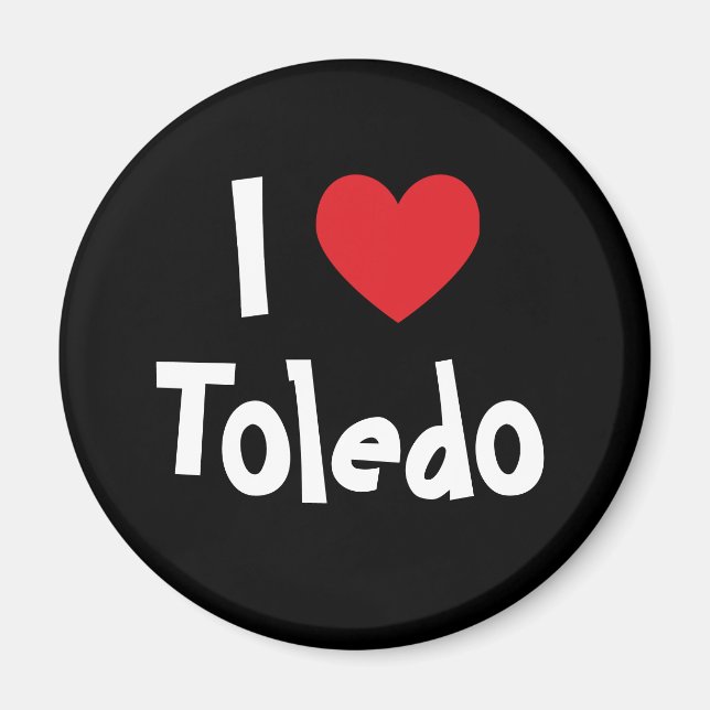 Aimant I Love Toledo (Devant)