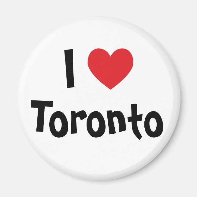 Aimant I Love Toronto (Devant)