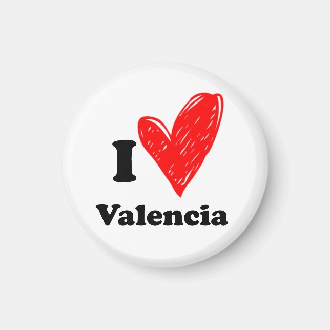 Aimant I Love Valencia (Devant)