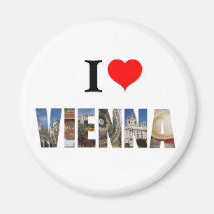 Aimant I Love Vienna Autriche