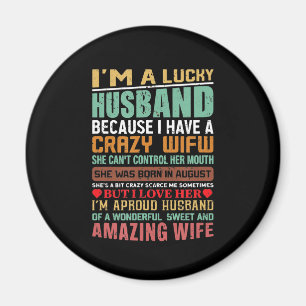 Aimant I’m A Lucky Husband Gift For Wife Lovers