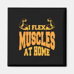 Aimant I Muscles Flex À La Maison Bâtiment du corps Force