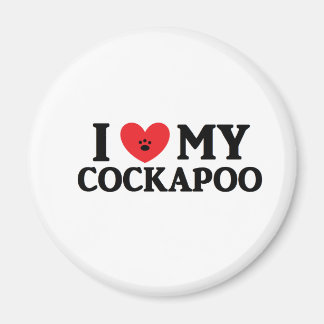 Aimant I ♥ My Cockapoo
