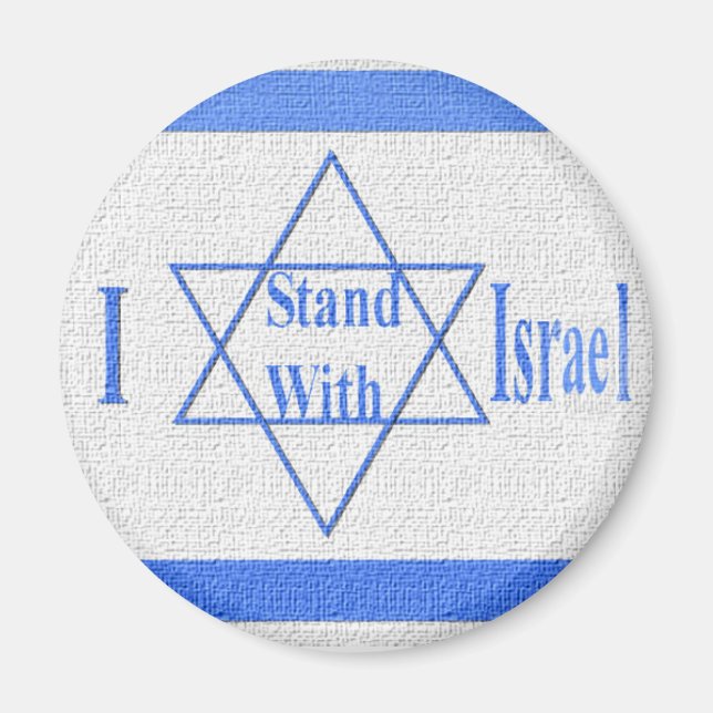Aimant I Stand with Israel (Devant)