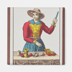 Aimant I The Magician, sept cartes tarot