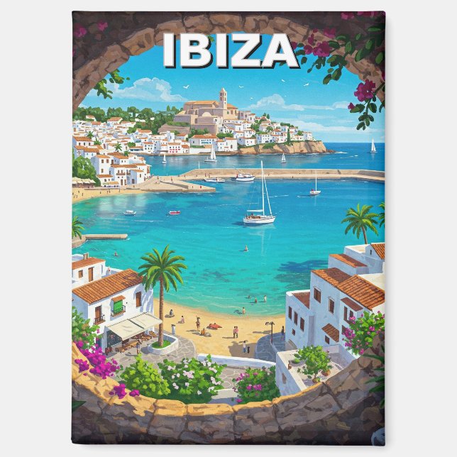 Aimant Ibiza Espagne Travel (Recto)