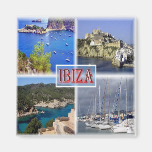 Aimant Ibiza ^ San Miquel - Vieille Ville - Père Noël E