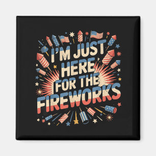 Aimant Ici pour la fête patriotique du 4 juillet avec feu