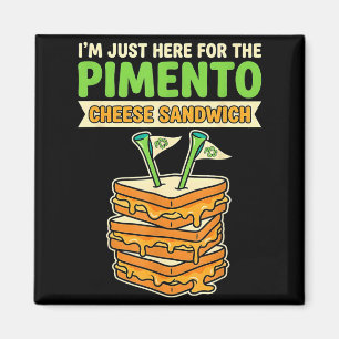 Aimant Ici pour l'humour de golf au sandwich de fromage p