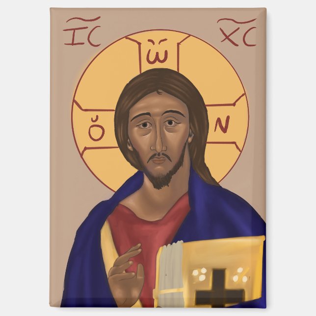 Aimant Icon of Christ (Recto)