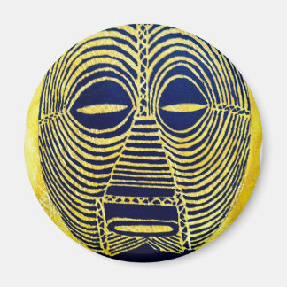 Aimant Icône africaine : Masque Luba (Congo)