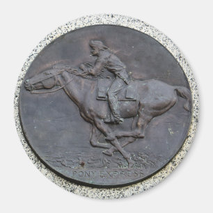 Aimant Icône de Folsom : Marqueur de traînée de Pony