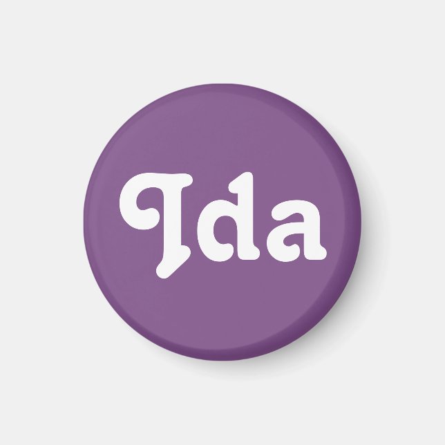 Aimant Ida d'aimant (Devant)