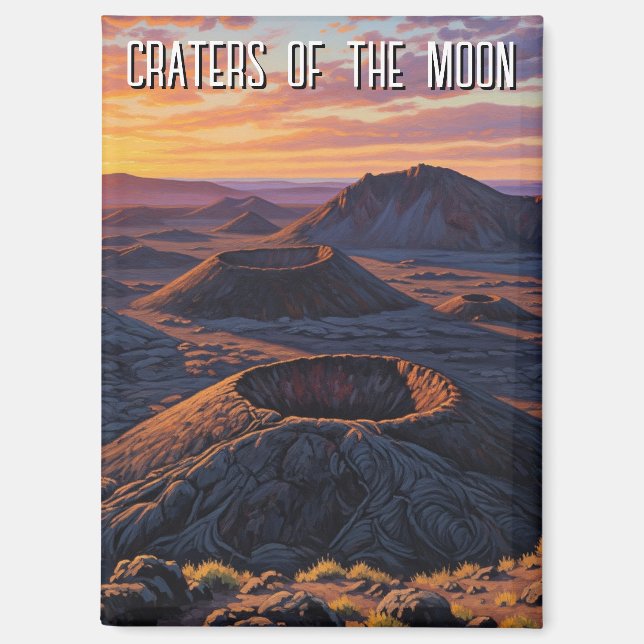 Aimant Idaho Craters of the Moon National Monument (Recto)