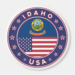 Aimant Idaho, Idaho USA, Idaho sticker
