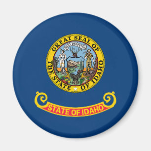 Aimant Idaho State Flag