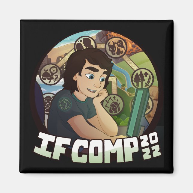 Aimant IFComp 2022 (Devant)