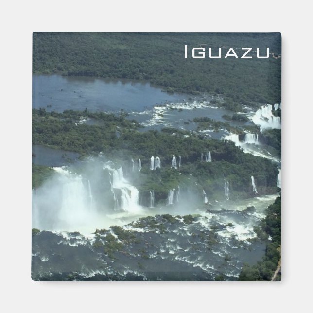 Aimant Iguazu chutes - Vue aérienne (Devant)