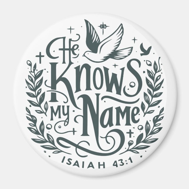 Aimant Il connaît mon nom (Devant)