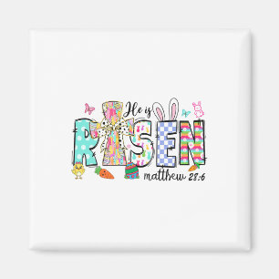 Aimant Il Est Ressuscité Jésus Chrétien Joyeuses Pâques F