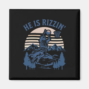 Aimant Il Est Ressuscité Rizzin' Pâques Jésus Foi Chrétie