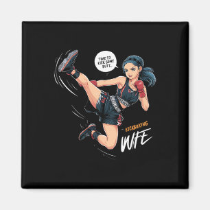 Aimant Il est temps de botter quelques fesses Art de kick