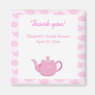 Aimant Il est temps pour Tea rose Teapot Favoriser l'aima