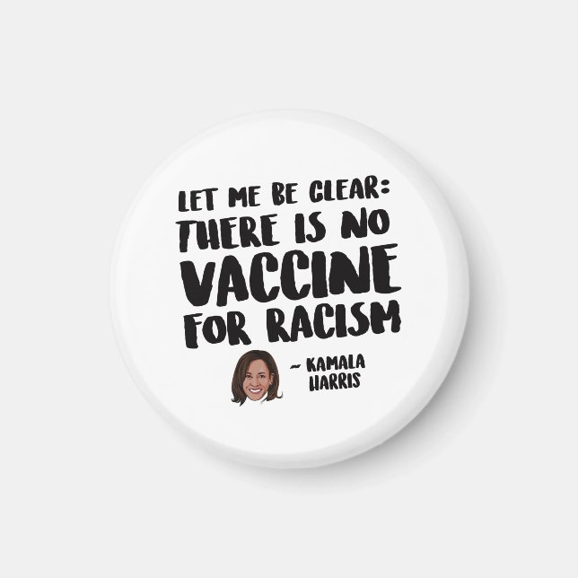 AIMANT IL N'Y A PAS DE VACCIN POUR LE RACISME - KAMALA HA (Devant)