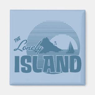 Aimant Île de Dookie - bleu