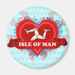 Aimant Île de Man d'amour du cru I