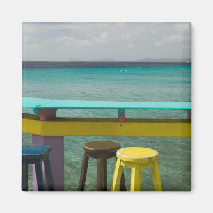 Aimant Îles ABC, BONAIRE, Kralendijk: Vue sur l'océan